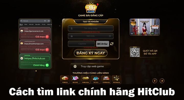 Cách tìm link chính hãng Hitclub mới nhất 2026